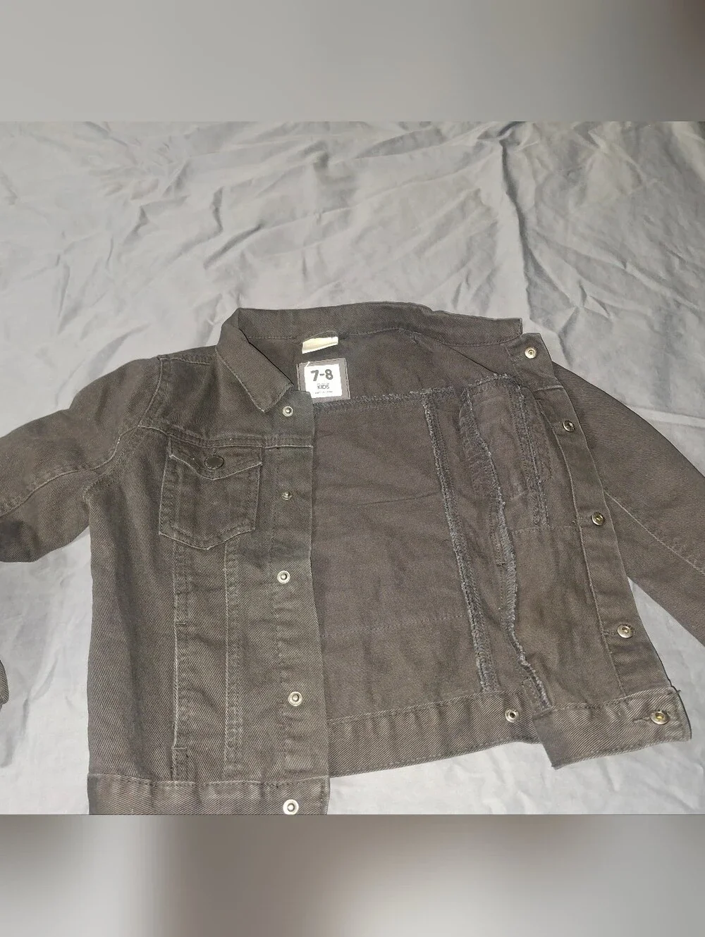 Ramones Black Denim Jacket with Back Sewed Patch
